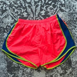 Nike dri-fit tempo running shorts - neon